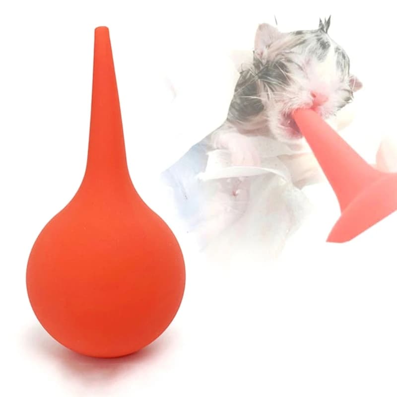 Dispositivo manuale di aspirazione del fluido amniotico Canino Felino Cucciolo di cane per gatto Soffocamento Pompaggio Consegna Nasale Home Supp
