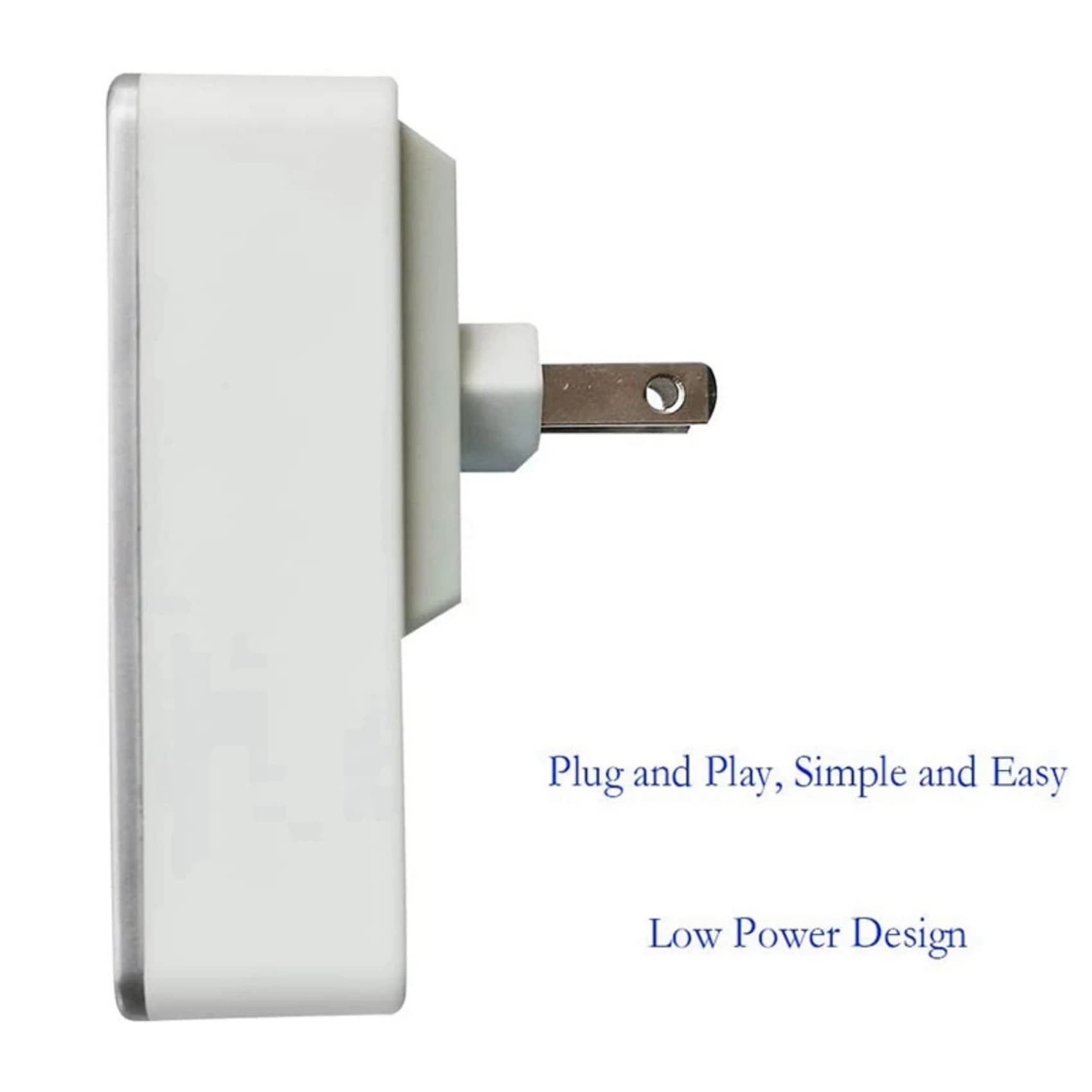 A76G-2X Pluggable Air Purifier Negative Generator Filterless Ionizer Purifier Clean Allergens,Mold,Odors-EU Plug