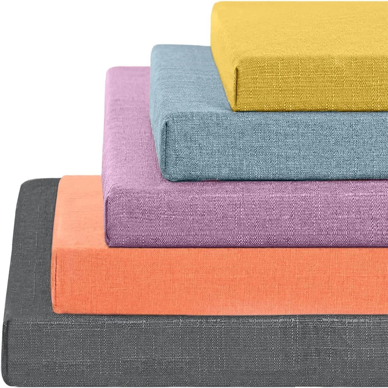 Cuscini per panca lunghi 5 cm Sedile per sedia Cuscino per divano Sedile per finestra a bovindo Cuscino decorativo per divani Panca da giardino Sedile posteriore altalena