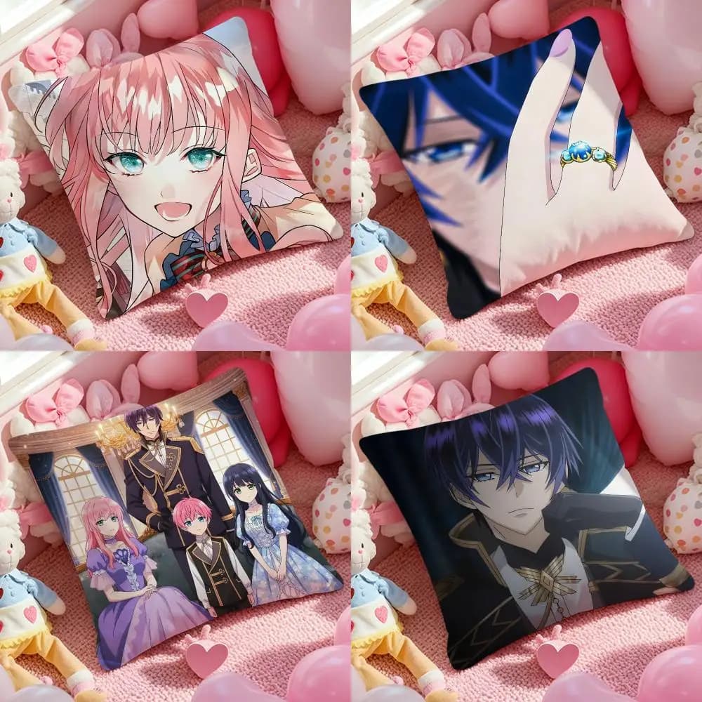 7th Time L-Loop ANIME Cushion Cover Cushion Cover Soft & Easy-Wash Pillow Case – Versatile For Couch, Bed, Travel And Office