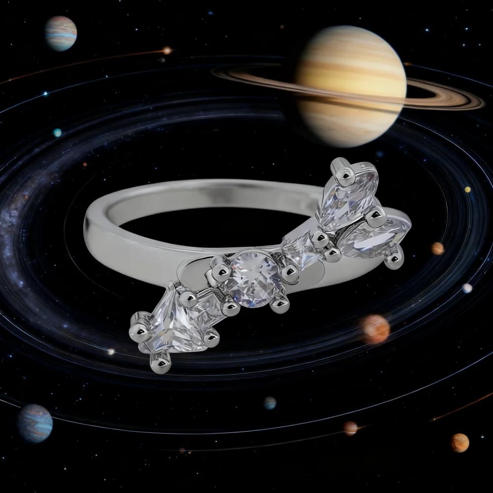 Nuovo Modello 2026 Anello a Freccia in Argento Sterling S925 con Diamante Moissanite per Gioielleria di Alta Gamma da Donna