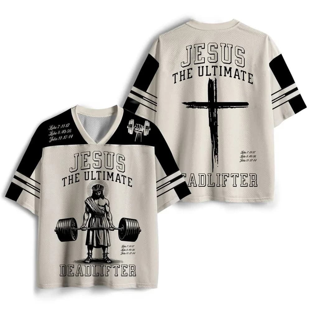 2026 Summer Gothic Jesus Ultimate Hard Puller 3D Printed Loose Street Punk Outdoor Quick Drying Leisure Sports V-neck T-shirt