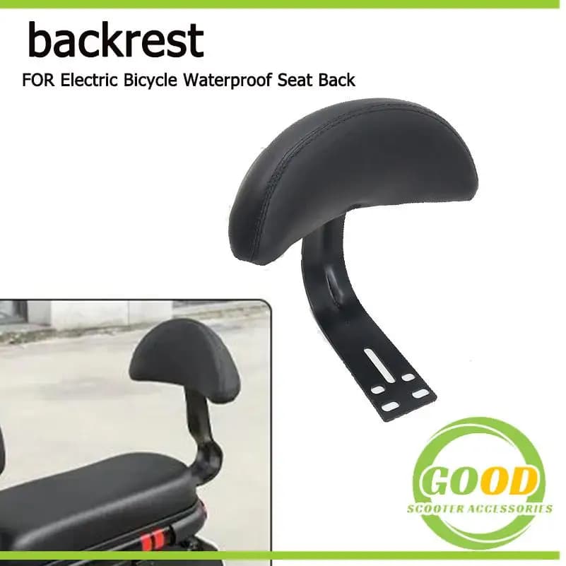 Bicycle Backrest Electric Bicycle Seat cushion Universal Rear Bike Cycling Seat Backrest Waterproof Electric Bicycle Seat Back