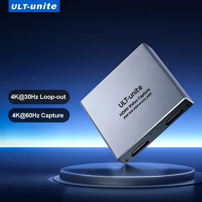 Scheda di acquisizione video, scheda di acquisizione audio/video, scheda di acquisizione USB 3.0 con uscita HDMI 4K, acquisizione video giochi 1080P 240FPS/2K 144FPS per streaming. Funziona con PS5/Switch/fotocamera/PC
