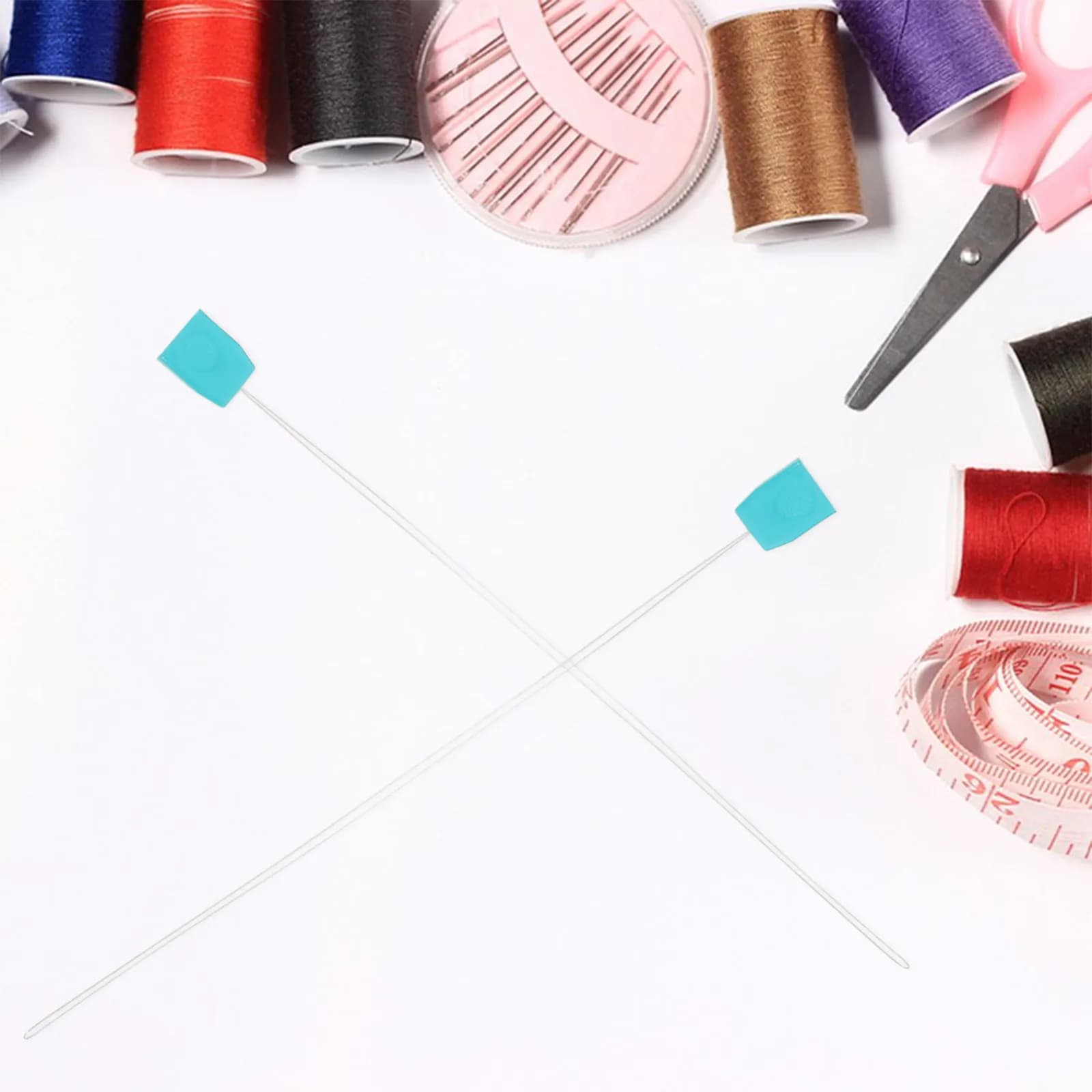 20 Pezzi Infilacavo Lunghi per Aghi da Cucito, Dispositivo per Infilare Aghi per Ricamo, Cucito, Quilting, Fai da Te, Tirafilo Manuale