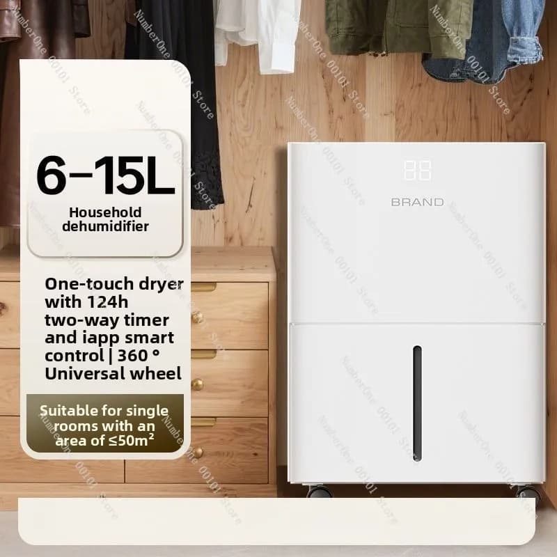 Deumidificatore domestico ad alta potenza | Deumidificatore silenzioso di piccole dimensioni da 6L/8L/10L/12L/15L