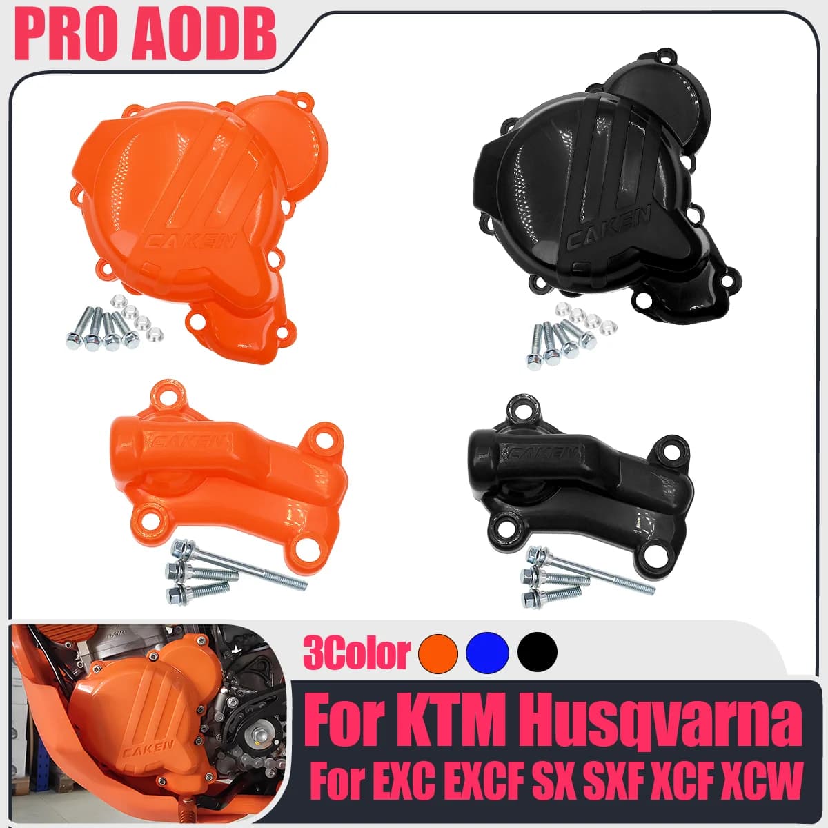 2017-2023 Per KTM Husqvarna SX EXC XCW TPI Motocross Frizione Guard Motore di Accensione Protezione Della Pompa Acqua Copertura TC TE Dirt bike
