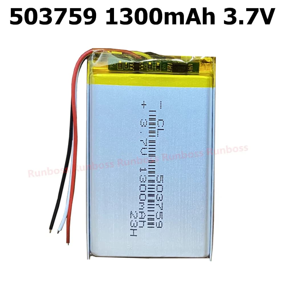 3.7V 1300mAh AEC503759 503759 504060 Battery for SteelSeries Arctis 1 3 7 Pro 7X Wireless Gaming Headset Seeo Speaker Game