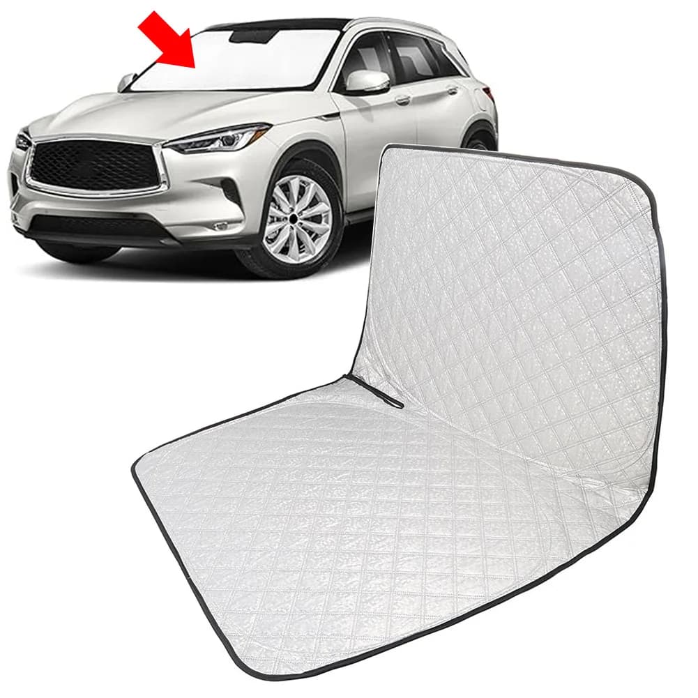 Car Foldable Front Windshield Sun Shade Visor For Infiniti QX50 2019-2021 QX55 2021-2025 Wear Resistant