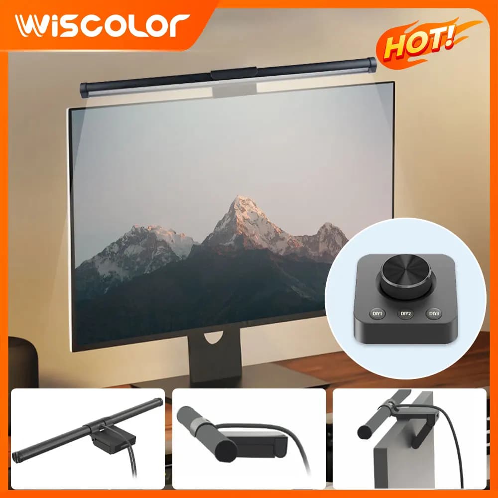 RGB Light Bar Monitor Setup Decoration Dimmable Led Lights Smart Wifi Remote Control Lamp Monitor Lightbar Gamer PC Accessories