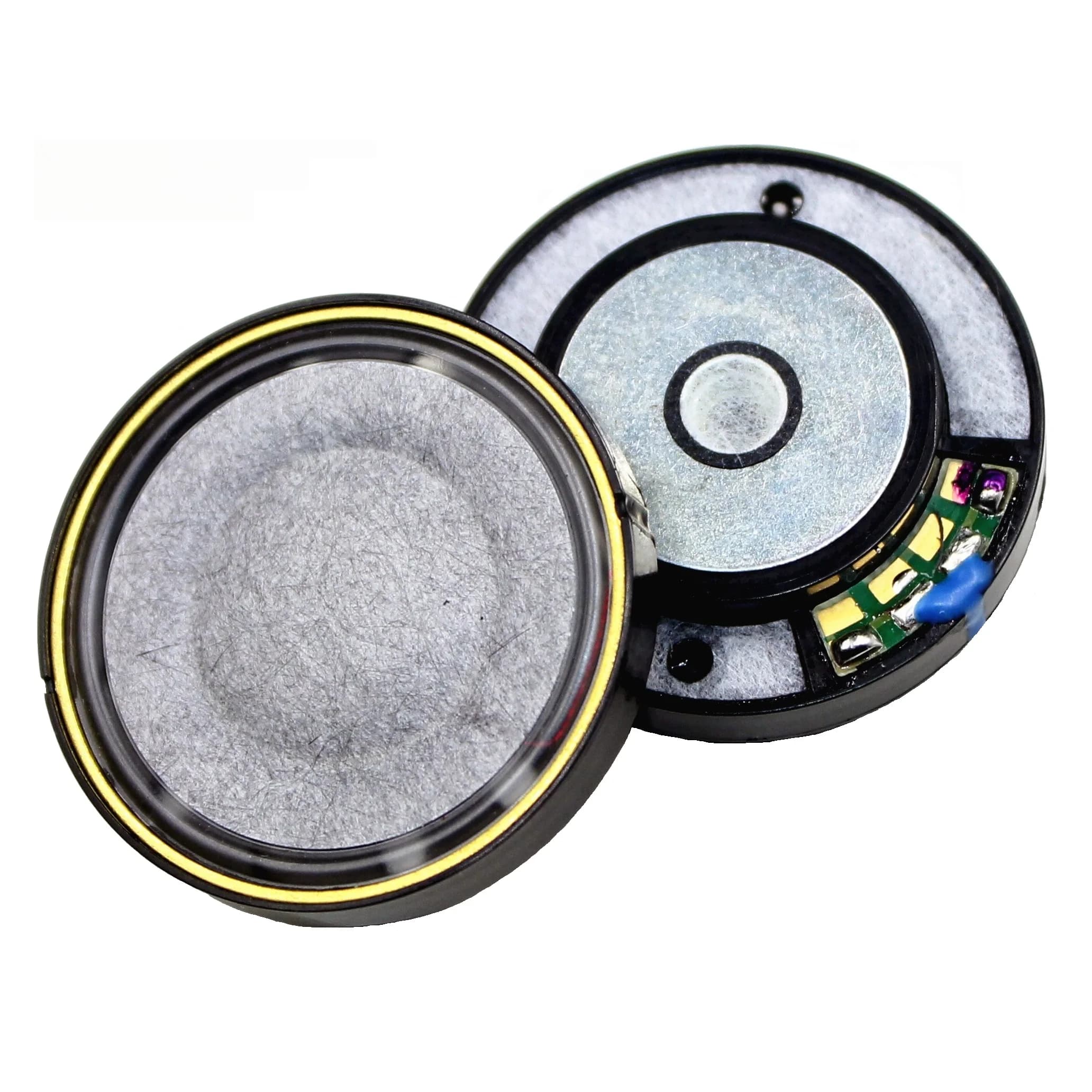 Hifi full range speaker unit 40mm 32ohm for Bluetooth headphone driver repair parts for DIY loudspeakers film free edge in nanofiber