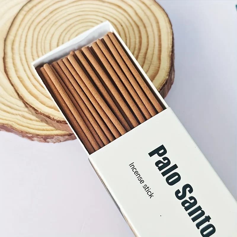 30 Bastoncini di Incenso Palo Santo di Alta Qualità, Salvia Bianca, Cedro, Caffè, Fragranza per la Casa, Aromaterapia Naturale Adatta per Yoga e Meditazione