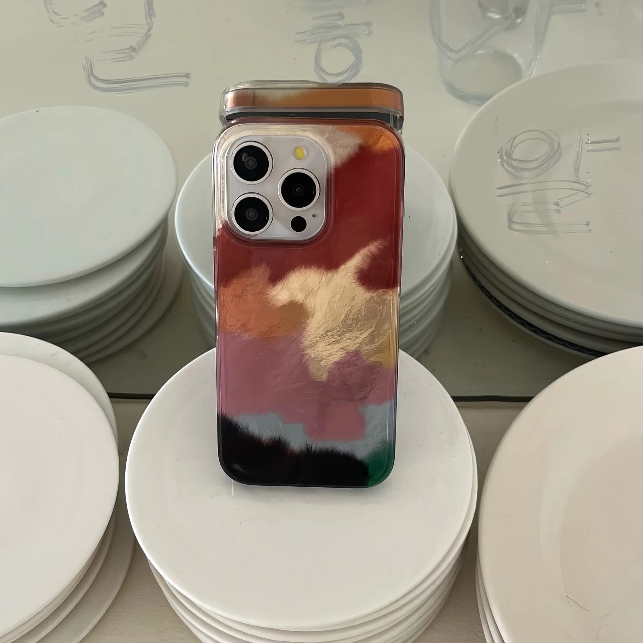 Oil Paint Phone Case for Samsung Galaxy A17 A07 A56 A36 A26 A73 A72 A55 A54 A53 A52 A34 A33 A32 A23 A14 A13 4G 5G Back Cover