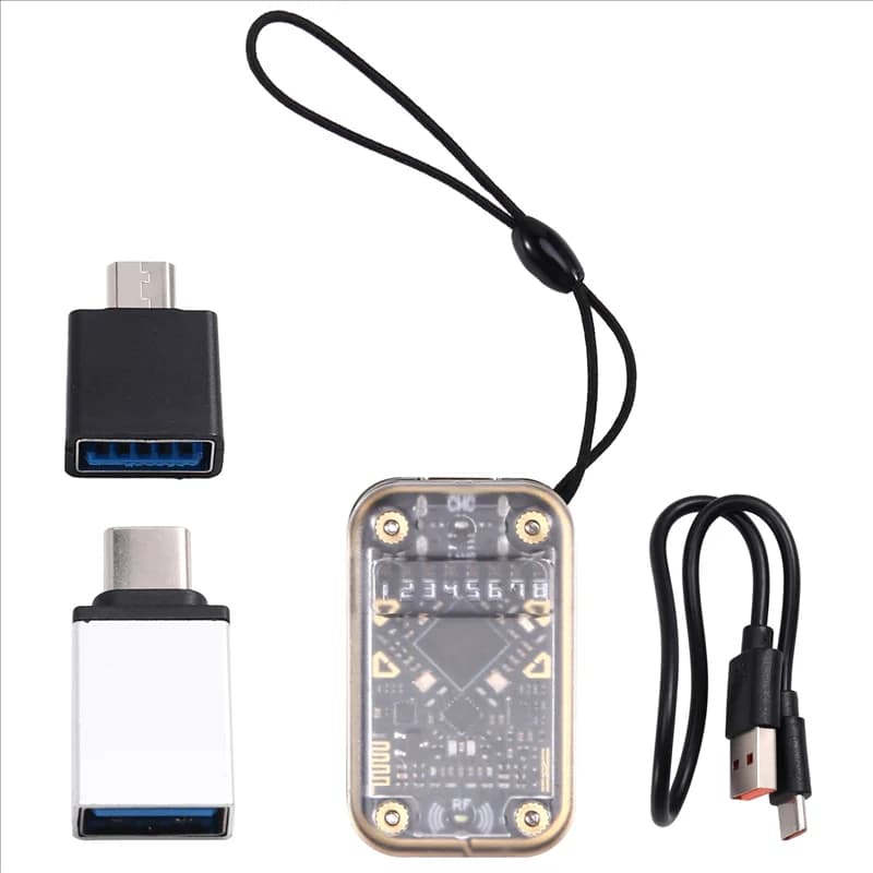 Emulatore lettore di chip intelligente RFID B92B-Chameleon Ultra V2.0 125Khz 13,56Mhz con duplicatore decodificatore di schede NFC riparresto