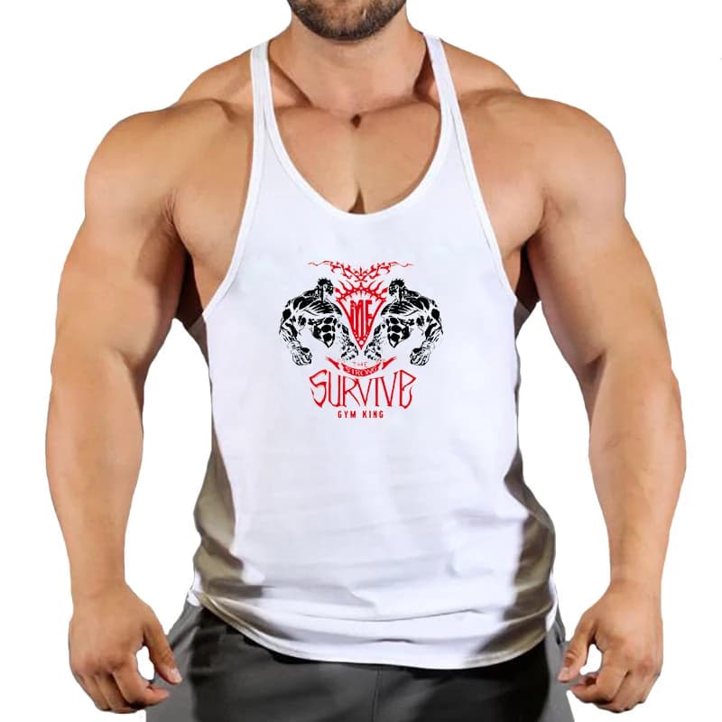 Canottiera Stringer uomo abbigliamento Fitness abbigliamento da palestra per uomo canottiere da uomo camicia da palestra uomo felpa senza maniche gilet Bodybuilding