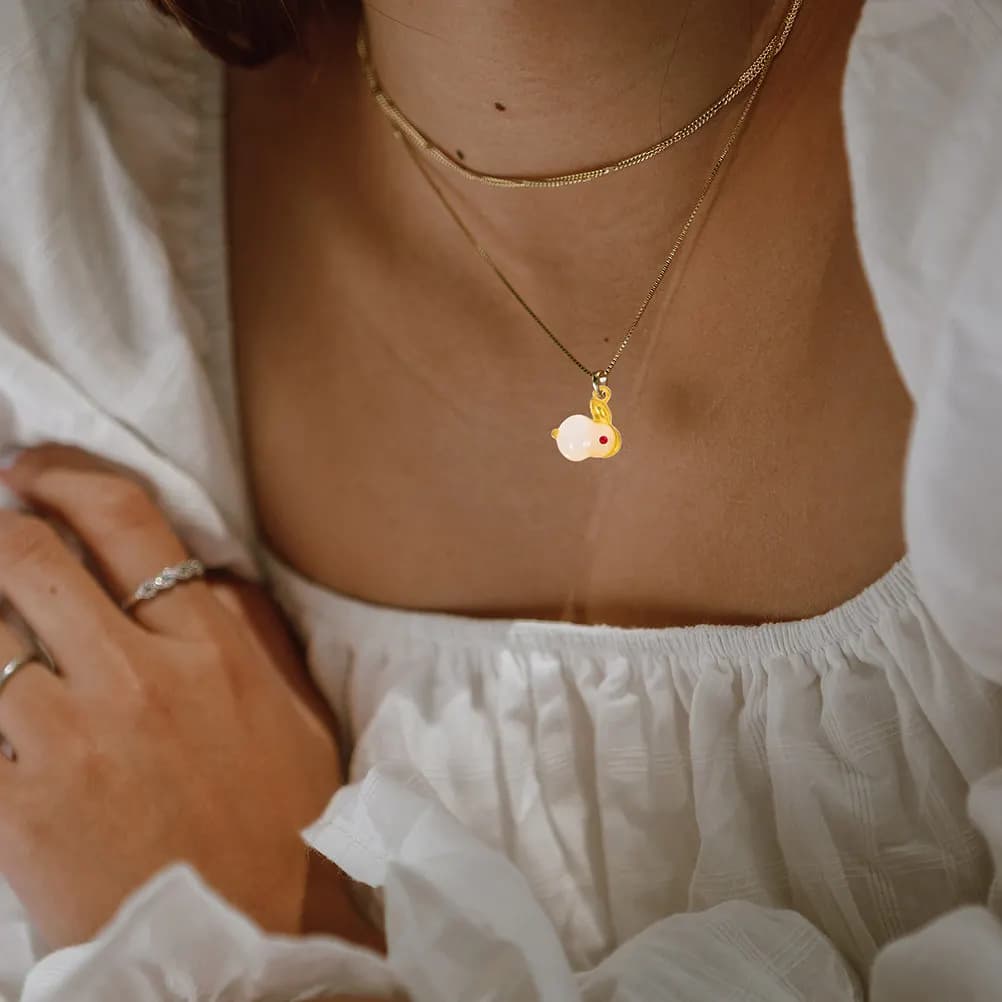 12 pezzi di ciondoli a forma di coniglio, accessori per la creazione di gioielli fai da te, collane, bracciali, orecchini, forniture per artigianato