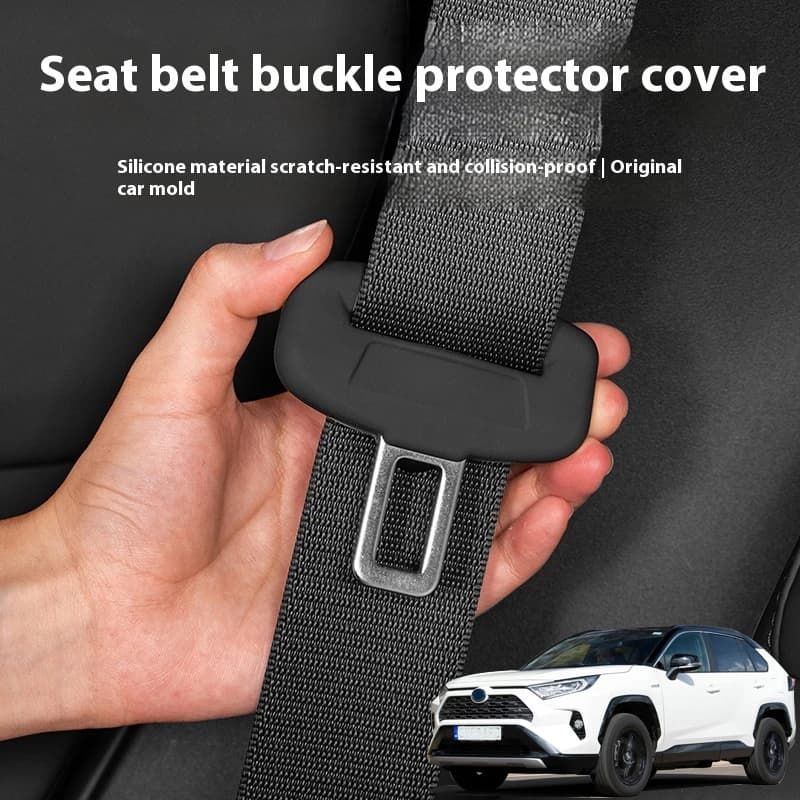 For Toyota Camry Asia Dragon Sena Grevia Rong Fang Feng Landa Seat Belt Protective Cover Silicone Crash Cover Accessories CAR