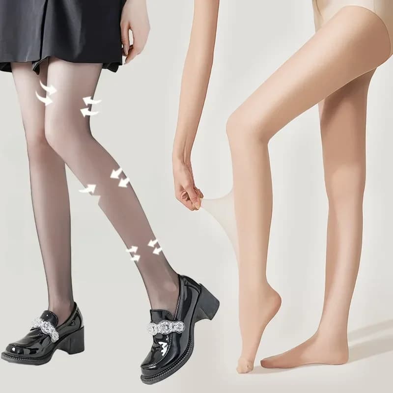 Black/Color Ribbed Ribbons Resistant to Strap Anti-transparency with Filo Collant/Calze Breathable Ultra Subtiles