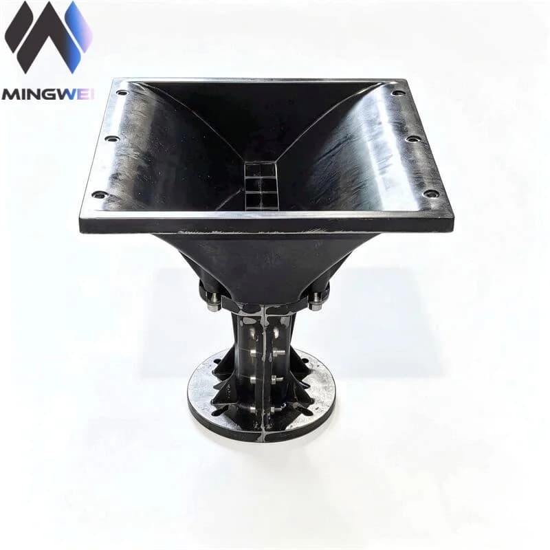 Diffusore Sonoro Professionale MW Audio per Line Array, Tromba da 1,4 Pollici, Gola da 2 Pollici, Angolo 100x10 Gradi, 240x230x215 mm