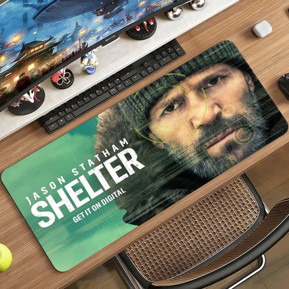 Tappetino per mouse 2026 Movie Shelter, antiscivolo in gomma, per computer, da gaming, decorativo, per scrivania, laptop, ufficio, grande