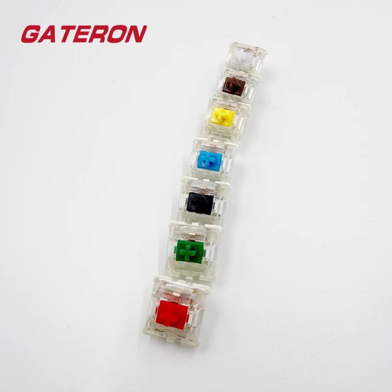 Gateron Switches Mechanical Keyboard KS-9 3 Pin Red Brown Blue Green White RGB Silent Clicky Linear Tactile Compatible Cherry MX