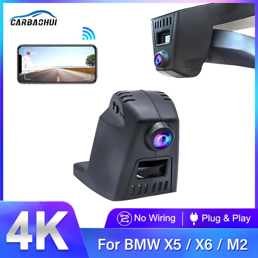 4K 2160P Car DVR Wifi Dash Camera 12Million PX Easy Installation For BMW 1 2 3 5 7 Series X1 X2 X3 X5 X6 BMW Mini 2012-2023