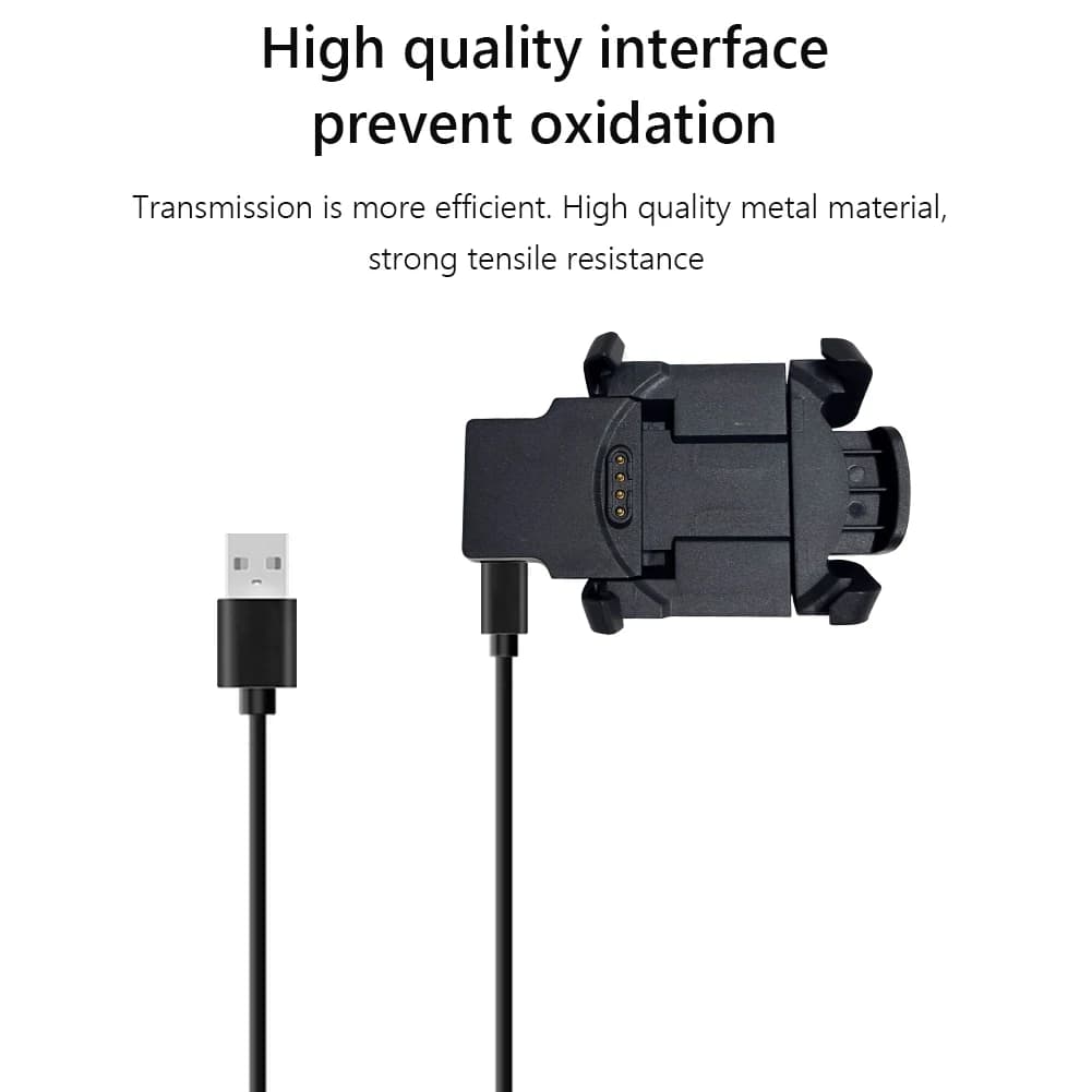 Watch Charger Power Supply Sport Watch Clip Charger for Garmin Fenix 3/Fenix 3 HR Power Supply Adapter Dock