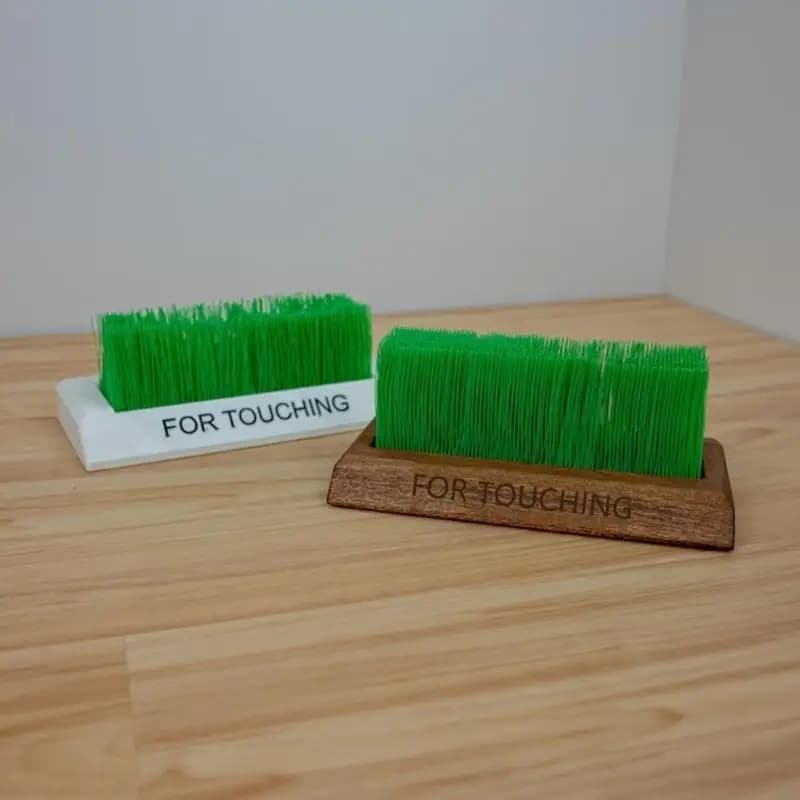 652F 3D Printed Tactile Grass for Home Office Decorations Artificial Grass desktop ornament