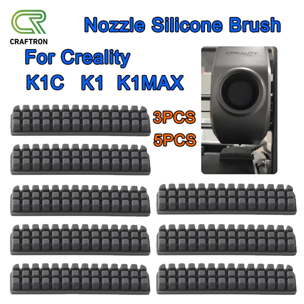 For Creality K1 K1C K1MAX Ugello 3D Printer Silicone Brush 3D Ugello Cleaning Tool for K1 Series 3D Printer Cleaning Accessories