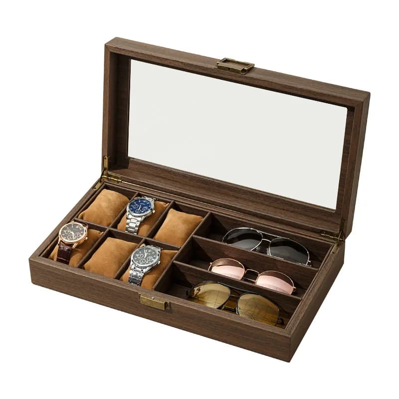 Scatola per orologi di lusso in legno 2/3/6/10/12 griglie Organizzatori per orologi Scatole porta legno per uomo Donna Orologi Espositore per gioielli
