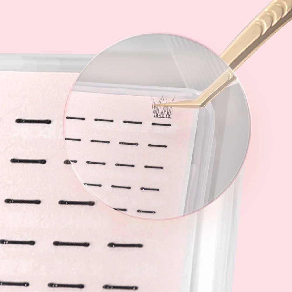 striscia di colla per ciglia, striscia per ciglia trasparente, impermeabile e resistente al sudore, strumento per il trucco delle ciglia finte riutilizzabile