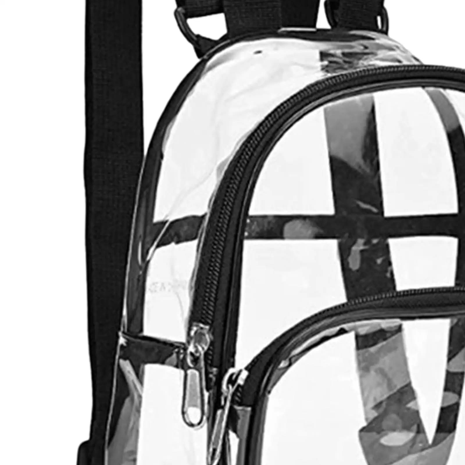 Clear Backpack, Bag Durable Book Bag Large Capacity for Sports Work Travel