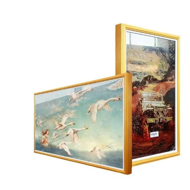 21.5 32 55-Inch Wood Digit Picture Frame Digit Art WIFI NFT Display Screen Digital Photo Frame Video Playback
