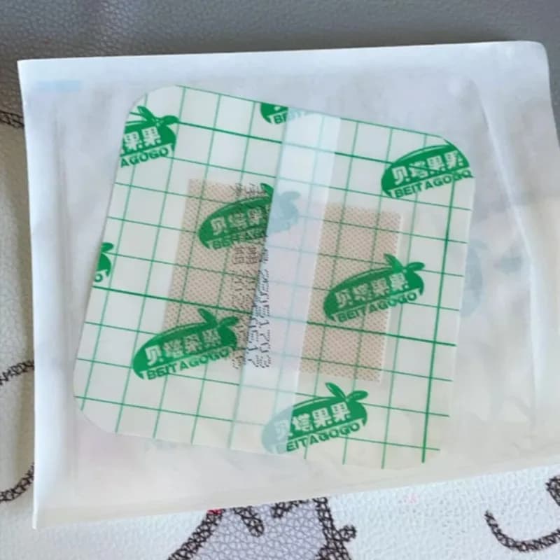 10 Pz/set 10x10 cm Patch Impermeabile Bende Adesive Trasparenti Medicazione della Ferita Nastro di Primo Soccorso Toppe Emergenza