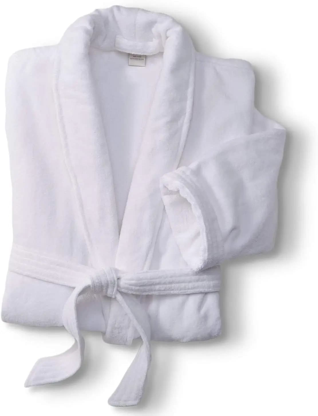 Accappatoio di Lusso in Cotone Velour - Morbido, Assorbente, Lavabile in Lavatrice, con Collo a Scialle per il Comfort del Spa