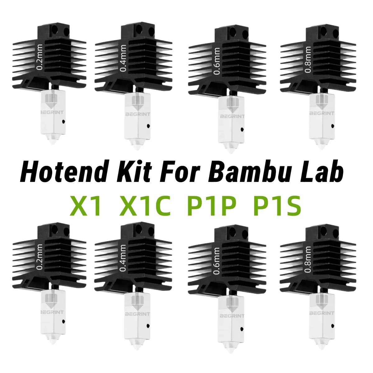 NUOVO Hotend Kit Per Bambu Lab X1 P1 Hot end Testina di Stampa Con Termistore Riscaldatore In Ceramica bambu lab X1C P1P P1S Stampante 3D HOTEND