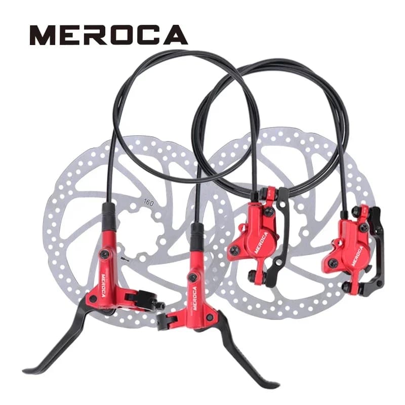 MEROCA HD M800 Aluminum Alloy MTB Hydraulic Disc Brake Set With 800 1400mm Rotor Front Rear Mountain Bike Brake
