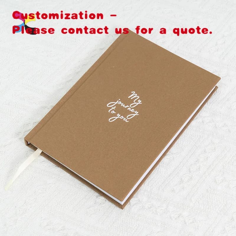 personalizzato. Produzione in fabbrica Quaderno in lino con copertina rigida Stampa di libri pianificatori personalizzati OEM