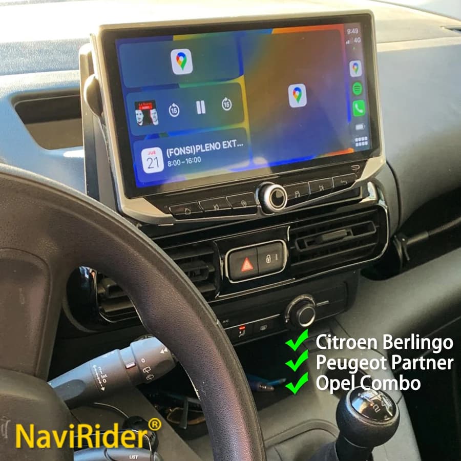 Android 14 Carplay per Citroen Berlingo 2 B9 Peugeot Partner 2008 2009 2010 -2022 lettore multimediale autoradio DSP WIFI + 4G Stereo