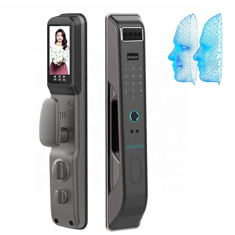 Usmartgo Serratura biometrica Rfid Ic Card Wifi App Combinazione Serrature di sicurezza per la casa Serratura digitale intelligente per impronte digitali
