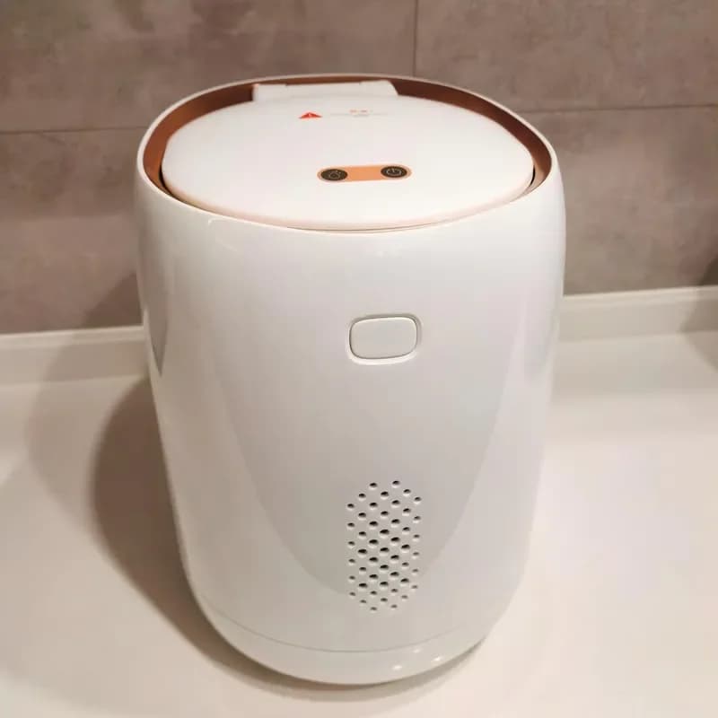Electric Kitchen Waste Composter 110V PSE Organic Fertilizer Maker Low Noise Odorless Trash Bin for Apartment Home Garden Use
