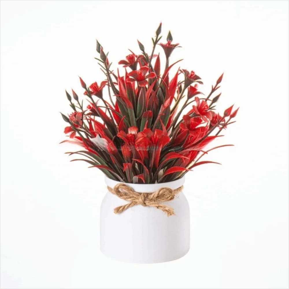 Nuovi fiori finti in vaso Evergreen Pianta finta Ornamenti in vaso Bonsai Decorazioni da tavola Fiore artificiale Bonsai Decorazioni per il giardino di casa