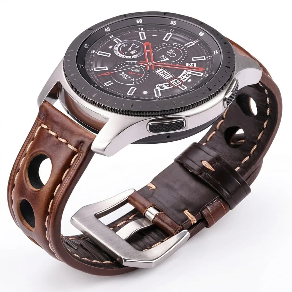 Men's Genuine Leather 20mm 22mm 24mm Men's Watch Strap for Women's Watch Fashion With Wristband