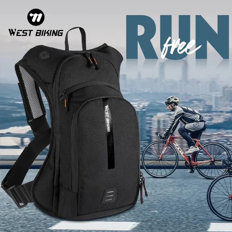 WEST BIKING Zaino Idratazione 10L/20L per Ciclismo, Escursionismo, Arrampicata, Sport all'Aperto, Viaggi, con Imbracatura Ergonomica e Dettagli Riflettenti