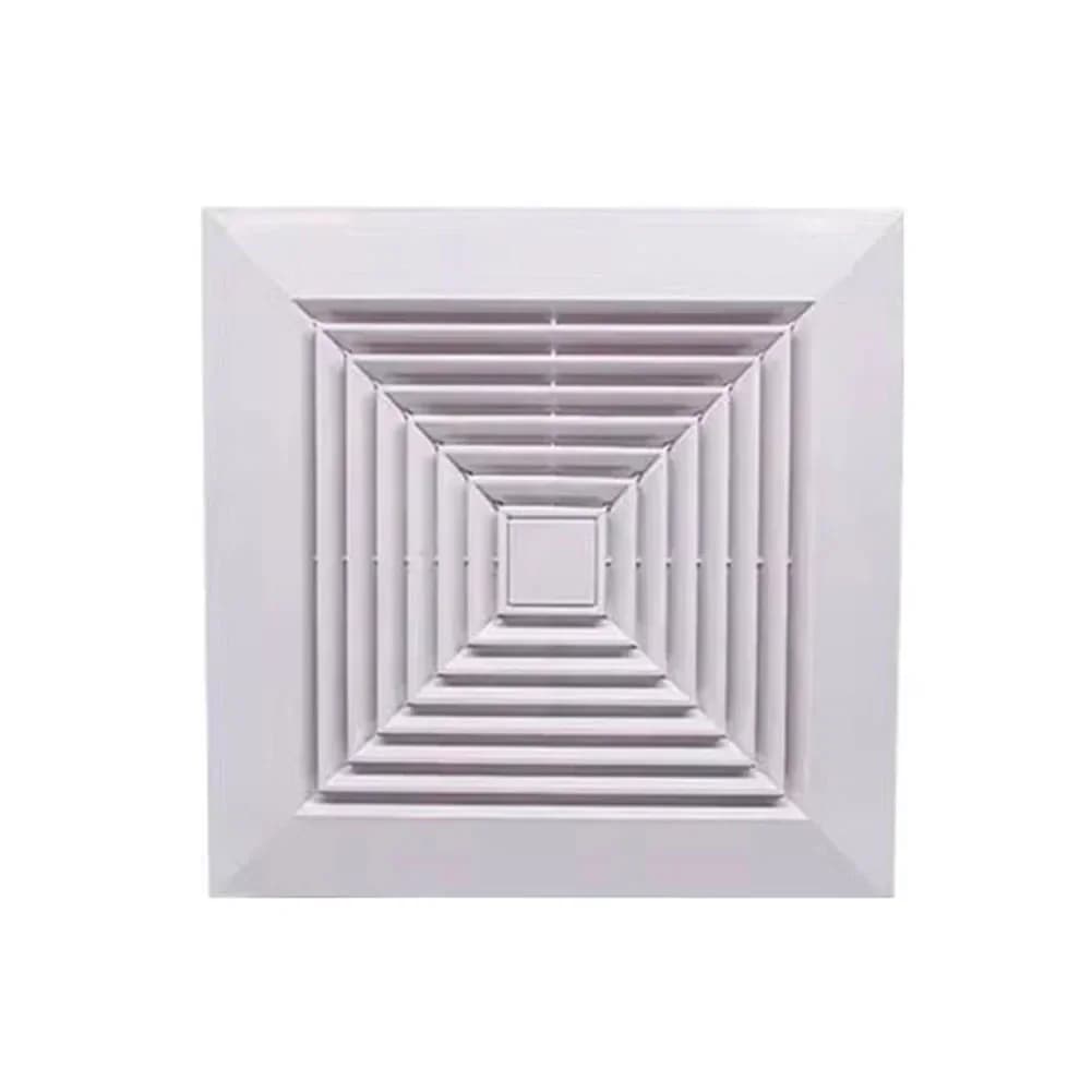 Opzioni versatili del diffusore di sfiato Aria condizionata Diffusore da soffitto con design a molla a scatto Uso residenziale ed commerciale