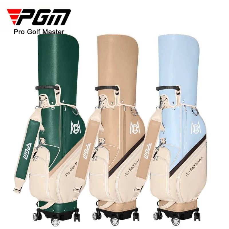PGM Men Women Golf Standard Ball Package Anti Splashing and Anti Fouling Universal Wheel Travel Club Bags QB201