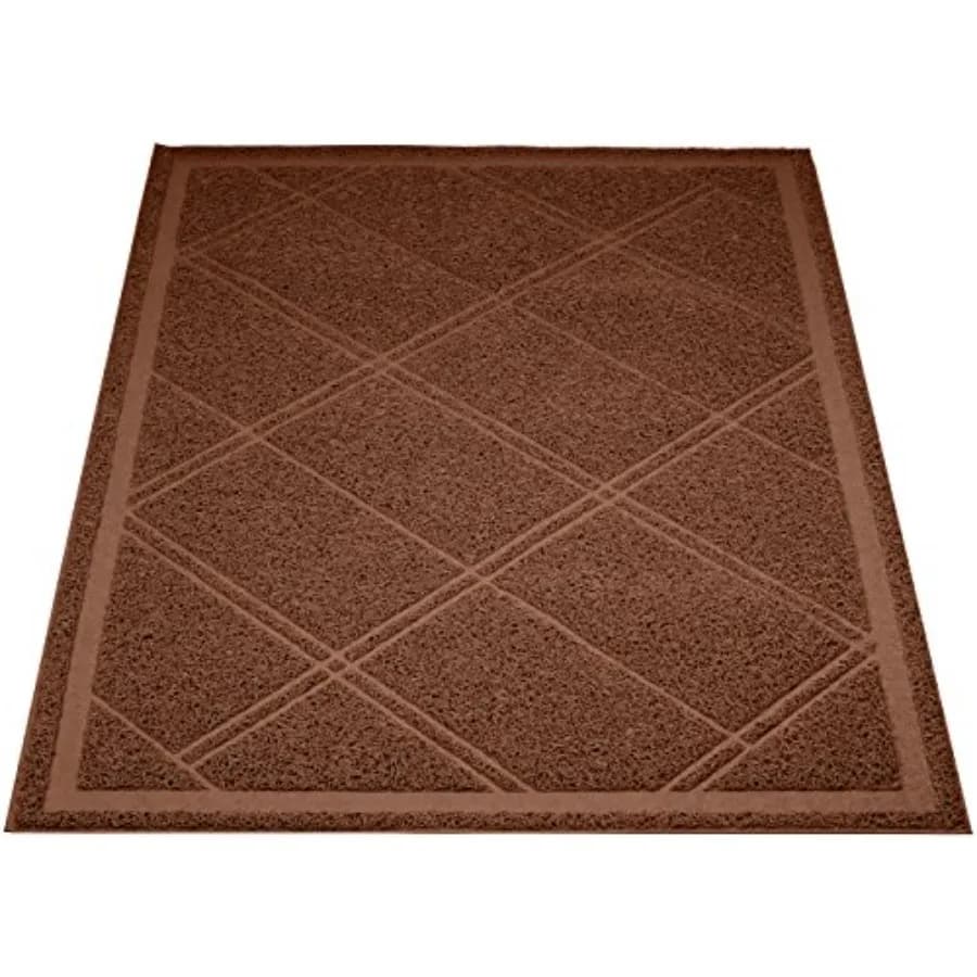 Less-Mess Cat Litter Box Mat, 24" x 35", Unscented