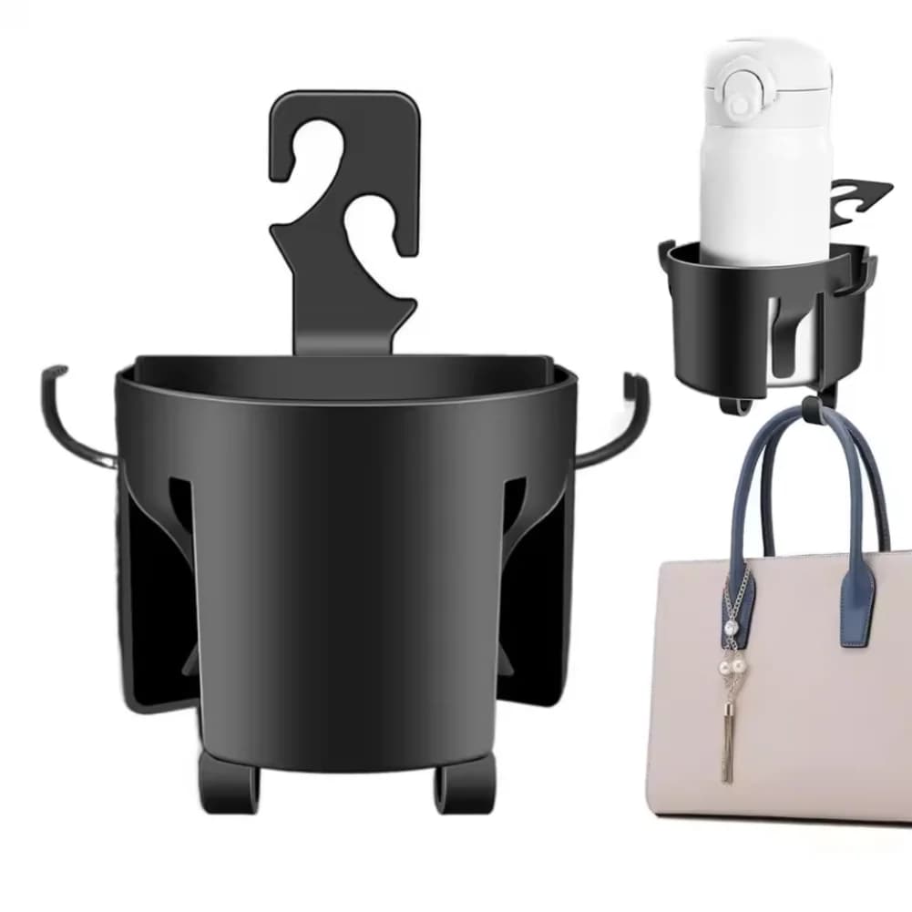 For the organizer of the back of the car seat with telephone support with double hook design and carriers for the internal organization of the car