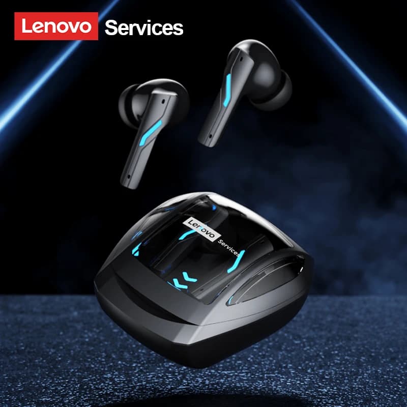 Lenovo Esports GT100 Game Headphones Low-latency Bluetooth 6.0 Wireless Headphones with Noise Reduction Long-Term Intercuricular Headphones