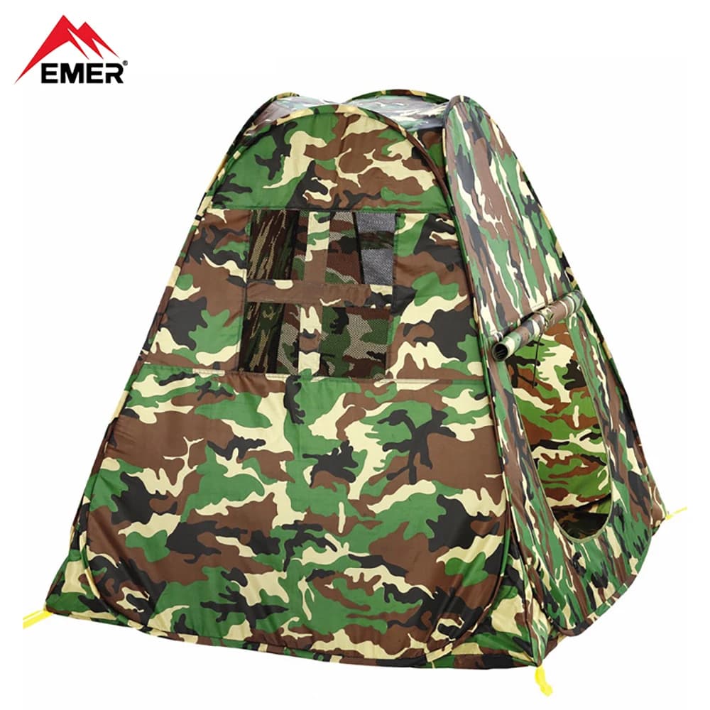 EMER Tenda da campeggio per birdwatching mimetica all'aperto Tenda da gioco portatile Tenda per bambini per tenda sportiva da spiaggia con ombra all'aperto